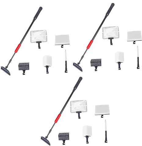 FOMIYES 3 Stück 6 1 fischnetz Aquarienreinigungswerkzeuge Werkzeuge zur Reinigung von Aquarienbecken Aquariumreiniger Reinigungsset für Aquarien Filter einstellen Waschmittel