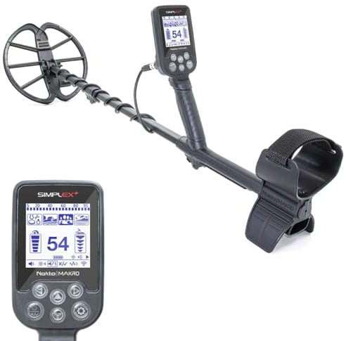 Nokta Makro Simplex+ (Nokta Simplex Plus) Metallsuchgerät, Profi Detektor, Metal Detector Set, P68 Komplett wasserdicht