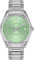 JACQUES LEMANS Quarz Herrenuhr Derby Edelstahl/Hellgrün 50-3F