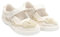 Lelli Kelly LK4169 (BI01) Egle White Gold Heart Rope Canvas Dolly Shoes (White, UK Footwear Size System, Little Kid, Women, Numeric, Medium, 11)
