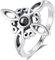AEONSLOVE Keltischer Ring Damen Silber 925 Hexenknoten Verstellbare Ringe Silber 925 Keltischer Knoten Offene Ring Obsidian Frauen Keltischer Schmuck Damen