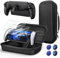 10 in 1 Accessories Kit for Playstation Portal, KOVA Carrying Case & TPU Skin Cover with Kickstand for PS5 Portal Console, Travel Shell with 2* Screen Protector & 4* Thumb Grip for PS Portal Handheld