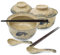 Ceramic Ramen Bowl Tableware Set for 2 Person, Japanese Style Retro Ramen Bowls Set 800ml Noodle Bowl with Chopsticks and Spoons, Asian Soup Bowls with Lid for Microwave & Dishwasher Safe, Japan Fish