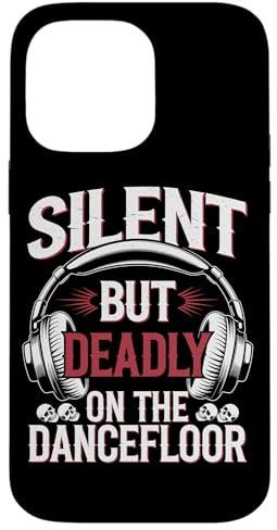 Carcasa para iPhone 14 Pro Max Silent Disco Party Auriculares inalámbricos Dance Vibes Tee