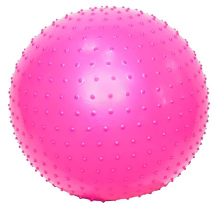 Endless 65 cm Anti-Burst-Yogaball | Dicker PVC-Gymnastikball für Fitness, Pilates, Stabilität und Heimtraining | Balanceball-Stuhl für Männer und Frauen | Farbe: Pink