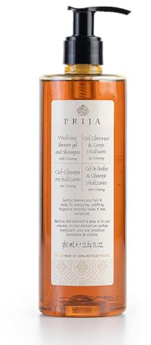 PRIJA Haut- & Haarshampoo mit Ginseng 10x380ml vitalisierend, Shampoo & Duschgel,