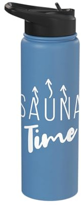 Sauna I Sauna TIme I Sauna Goer Relaxation Sauna Stainless Steel Insulated Water Bottle