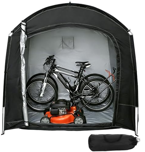 Outdoor Bike Tent Storage Shelter, Waterproof Bike Cover, Bicycle Shade Shelter