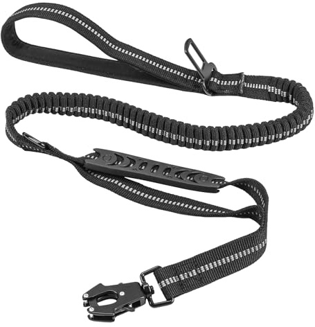 Bungee Dog Lead Anti Pull Dog Lead Shock Absorbing Tactical Dog Leash 175cm