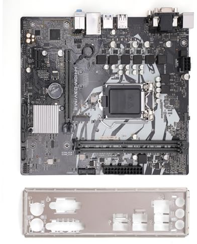 Domary Scheda Madre H410M- M.2 per Computer Desktop Scheda Madre PC Socket LGA 1200 Supporta Core Pentium Celeron di Decima Generazione con 2 Slot M. DDR4 DIMM 64 GB 2933 MHz