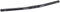ErgoTec Unisex – Erwachsene Flat Bar Lenker, Schwarz, Einheitsgröße