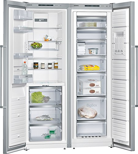 Siemens ka99fpi30 de Side By Side/A + +/186 cm Hauteur/358 kWh/an/202L partie/237 L Partie Congélateur/le froid Appareils de refroidissement avec 90 ° angle d'ouverture