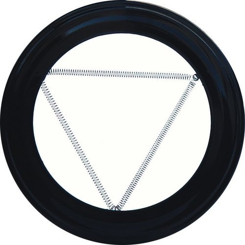 Wolfpack 22010900 Plafón Embellecedor de Color Negro Para Estufa 100 mm.