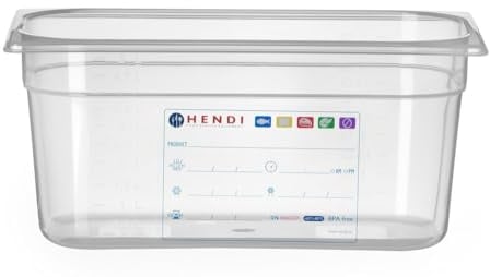 HENDI 880265 Contenitori a Tenuta d'Aria Gastronorm 1/3