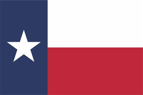 Kiwistar - Aufkleber - Texas Austin - Bundesstaat USA Autoaufkleber Sticker State Flagge