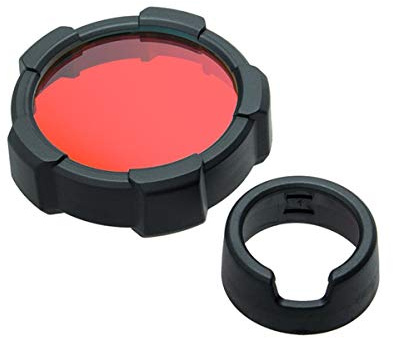 Ledlenser Premium LED Torch Accessories - Colour Filter Cap (85.5mm) Compatible With MT18 Torch Model, Reduces Reflections, Maintains Night Vision, Walking, Hiking, Outdoor Activities (Red)