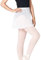 Bezioner Ballettrock Wickelrock Tanz Rock aus Chiffon Mit Taille Krawatte für Mädchen und Damen Weiß L