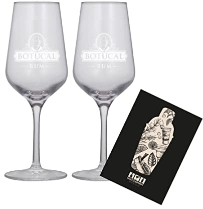 Botucal Rum Nosing Glas Gläser Set Ron de Venezuela Glas Longdrinkglas - 2x Gläser