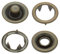 Druckknöpfe Jersey, Jersey-Snaps, Metallknöpfe, Messing rostfrei, nickelfrei - ab 50 Stück, 10,5 mm, antik