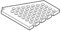 Catalizzatore frangiframma reversibile inn CMtech2 ORIGINALE CAMINETTI MONTEGRAPPA cod. 2102100300, per caminetto MB QUADRA PLUS