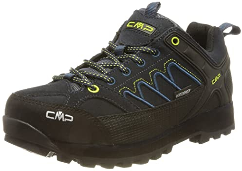 CMP MOON LOW TREKKING SHOE WP, Trekking Shoe, Uomo, Multicolore (Black Blue), 41 EU