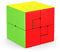 Yealvin Marionette Zauberwürfel 3x3 Kreative Magic Cube Stickerless 3D Puzzle Würfel Spielzeug für Kinder (V1)