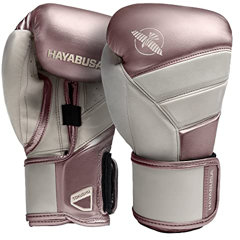 Hayabusa T3 Boxhandschuhe Boxhandschuhe Damen Herren - Roségold, 16oz