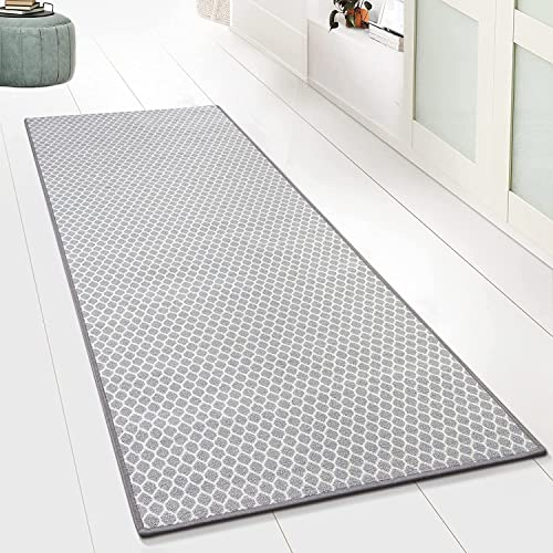 Floordirekt Teppichläufer Tralee 80 x 450 cm - Läufer für Küche, Flur & Wohnraum - Feinschlingen Teppich - rutschfest & antistatisch - Küchenläufer Flurteppich Flurläufer