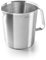 LACOR - 62741 - Caraffa graduata, misurino, misuratore dei liquidi, in acciaio inox, senza BPA, 11,5 cm, 1 l