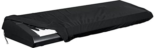 Hilai Keyboard Cover 61 Keys Electronic Piano Dust Cover Stretchable Black for Digital 61 Keys Piano Covers & Cases