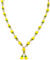 Bhakti Lehar (Size: 24 Inch) Artificial Yellow Rose Garland for Photo Frame | Handmade Gulab Pearl Moti Artificial Flower Mala for God Idols