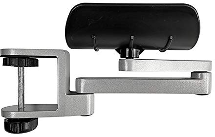 Computer Wrist Support Desk Arm Rest Support Ergonomic Adjustable Mouse Mat Wrist Support Laptop Armrest Bracket Office Gadgets (Silver )