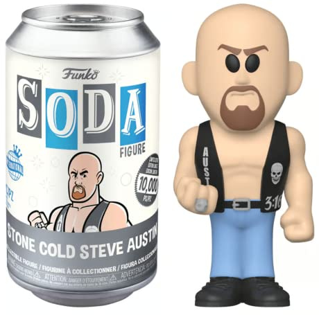 Stone Cold Steve Austin - Funko Vinyl Soda - 10,000 Pieces - Chance Of Chase