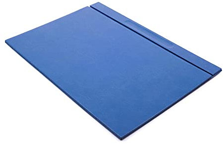 Schreibtischunterlage aus Leder mit Abdeckung, Schreibtisch-Organizer-Set, Büro-Schreibtischunterlage, Zubehör, Bürogeschenke, Büro-Organizer (blau)