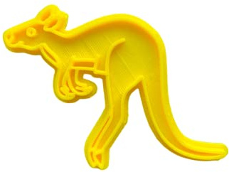 The Cookie Cutter Hub Aussie Känguru-Ausstechform, 10 cm, für Kekse, Kekse, Ton, Backen, Dekoration