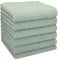 Betz Berlin 6er Pack Handtücher Set Handtuch Größe 50x100 cm 100% Baumwolle Jade - Berlin