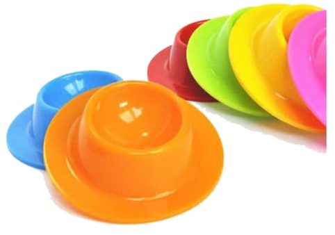 Ttiy Lot de 6 coquetiers en silicone de qualité alimentaire pour petit déjeuner, dîner, déjeuner