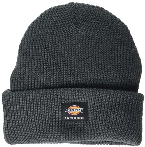 Dickies Herren Skateboard Bündchen Beanie-Mütze, GRAU, Einheitsgröße