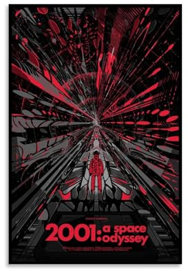 INEOUT 2001 A Space Odyssey Kunst-Poster, dekoratives Gemälde, Leinwand, Wandposter und Kunstdruck, modernes Familienschlafzimmer-Dekor-Poster, 20 x 30 cm