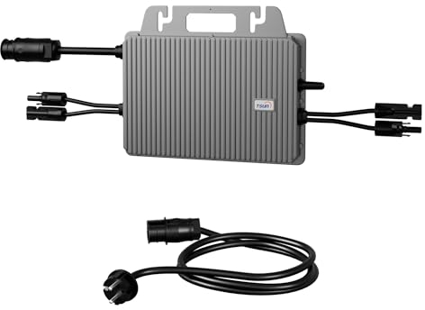 Powerness TSUN 800W Mikrowechselrichter integriertem WiFi mit 5m Kabel für Balkonkraftwerk(0% MwSt)