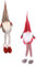 FUNOMOCYA 1 Satz 2 STK Weihnachtspuppe mit Langen Beinen Weihnachten skandinavisch Weihnachtsschmuck weihnachtsdeko küchendekoration Ornament Weihnachtswichtelpuppen Gnom-Puppe Fenster