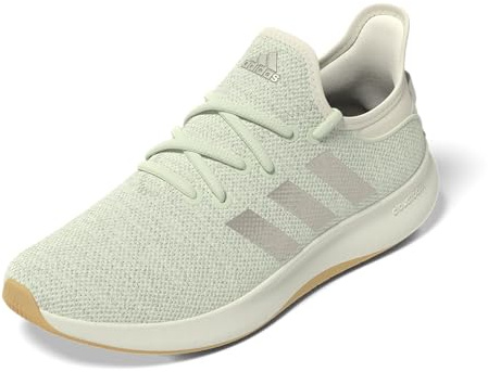 adidas Damen Cloudfoam Pure Sneaker, Linen Green Linen Green Met Wonder White, 40 EU