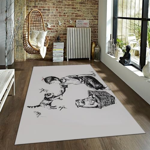 HOBBOY rutschfeste Teppiche Kinderzimmer Teppich Kinderteppich für Spielzimmer Weiche Kinder Spielmatte Niedlicher Bodenteppich für Kinderzimmer Kinder Junge Mädchen 120 x 150 cm