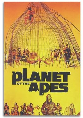 Planet der Affen Poster, Raumdekoration, ästhetisches Poster, künstlerisches Poster für Schlafzimmer, Wohnzimmer, Wände, 30 x 45 cm, ungerahmter Stil