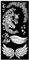 Thick stencil cm 12X25 - Wonderland unicorn