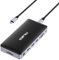 USB C Laptop Docking Station, 15 in 1 Triple Display Multiport Adapter with 3 Monitors，Dual DP, HDMI, VGA, USB Ports, RJ45, SD/TF, Mic/Audio, PD，Dock Compatible for Dell/Surface/HP/Lenovo Laptops