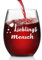Joymaking Weinglas mit Gravur Liebingsmensch, Rotweinglas Geburtstagsgeschenk für Frauen, Geschenkidee für Liebingsmensch Freund Freundin Liebespaar zum Valentinstag Jahrestag Weihnachten 17oz