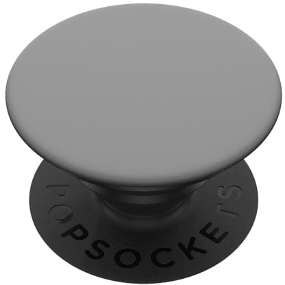 Grau Hellgrau PopSockets Klebender PopGrip
