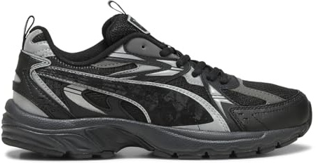 Puma Milenio tech WMNS DayINight TurnschuheDamen, Puma Black-Silver-Dark Gray, 39 EU