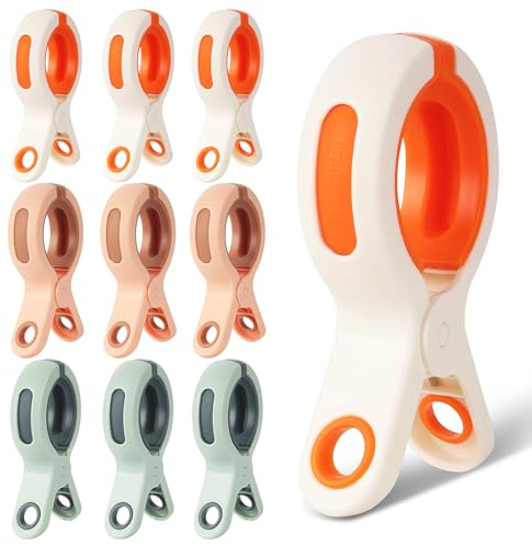 10 Pièces Grandes Pinces à Serviette, Pinces à Linge de Plage, Clips Anti-Vent pour Transat et Serviettes, Pinces Robustes pour Bain, Linge, Plage,Spielzeug, Bettwäsche, Decken